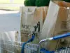 WIC bags in grocery cart